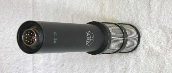 VINTAGE AKG C34 Stereo Multi-Pattern Condenser Microphone [C422, C426]