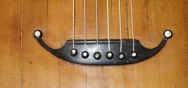 Mauchant 1830s Romantic Guitar by Mauchant [Paris, France] Restored by Lucio Nunez w/Soft Case