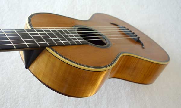 Mauchant 1830s Romantic Guitar by Mauchant [Paris, France] Restored by Lucio Nunez w/Soft Case