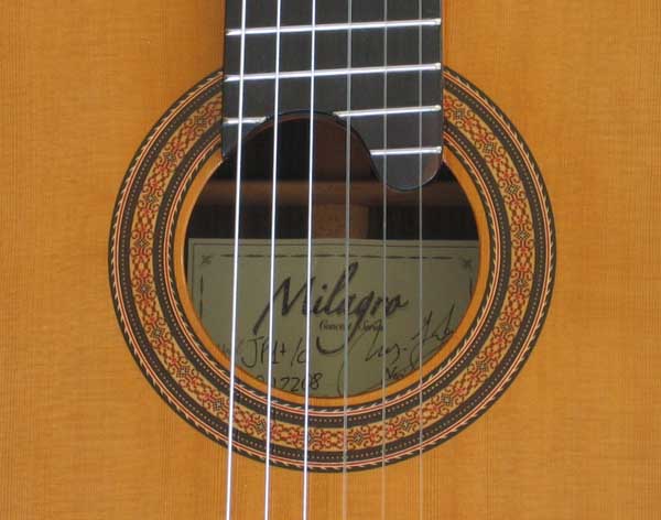 NEW Milagro JP1+ Fan-Fretted Classical Guitar [CEDAR]