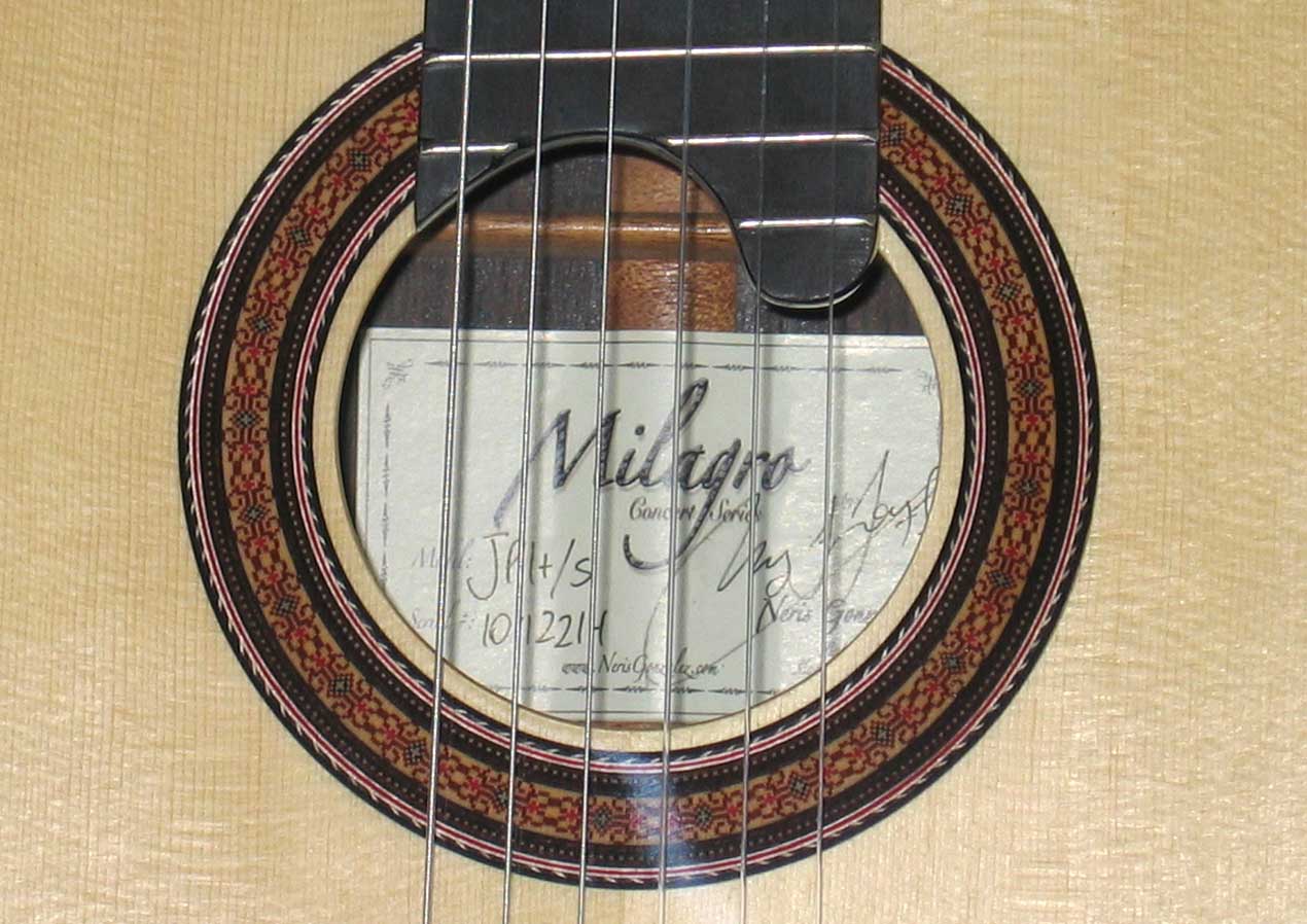 NEW Milagro JP1+ Fan-Fretted Classical Guitar [SPRUCE