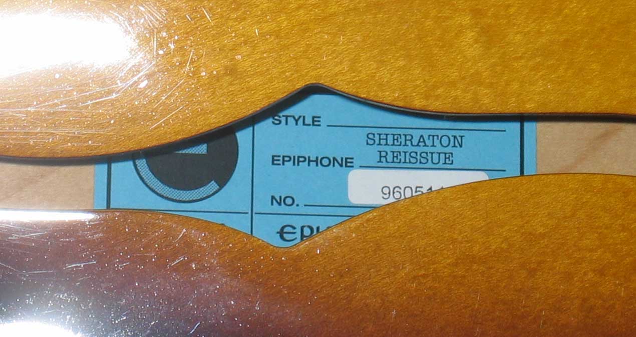 2005 Epiphone USA '64 Sheraton Reissue
