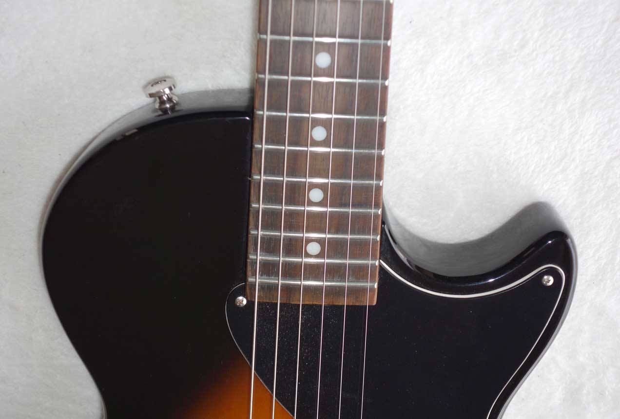 2009 Epiphone Les Paul Junior Solid-Body Guitar Upgraded w/DiMarzio P90, Gold Tuners, Badass-Style Bridge, Sunburst