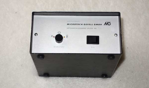 MicroTech Gefell UN920 Power Supply for UM92S Tube Condenser Mics
