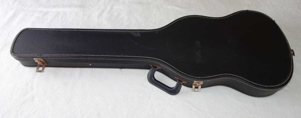 Vintage 1960s GIBSON SG Arched Softshell Guitar Case w/Red Lining, For 1960s Gibson SG Junior Guitars