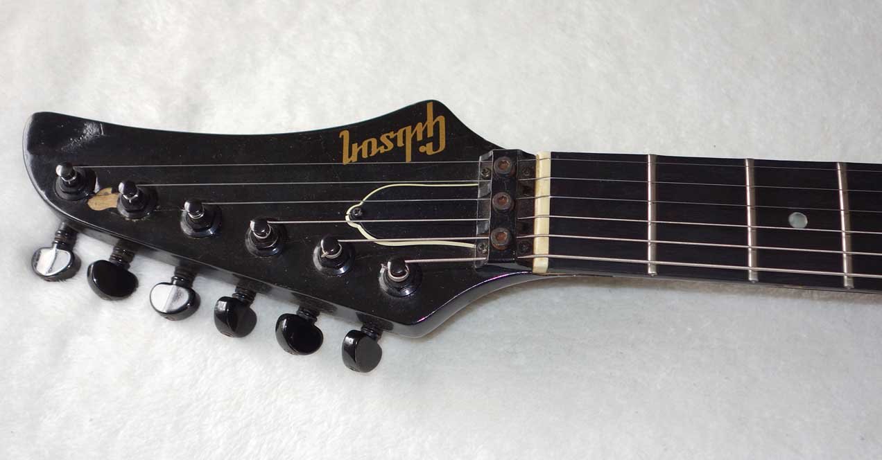 1984 Black Knight Custom Ebony FB, Super Tune Vibrola 