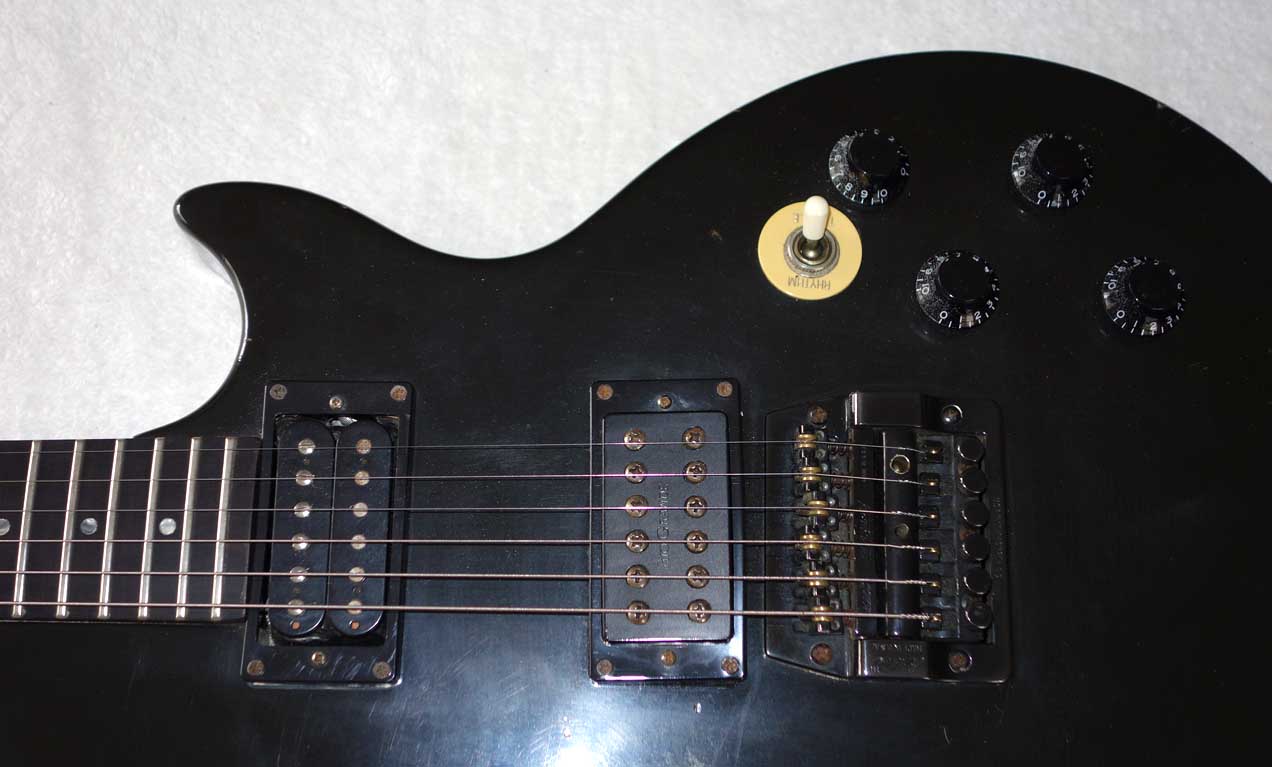 1984 Black Knight Custom Ebony FB, Super Tune Vibrola 