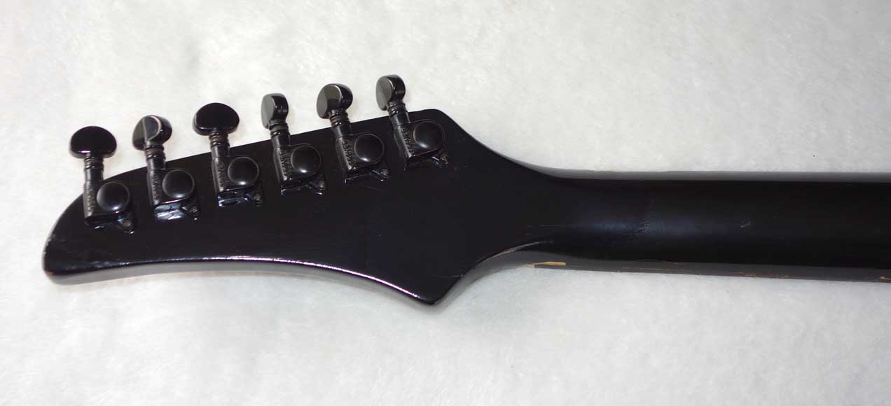 1984 Black Knight Custom Ebony FB, Super Tune Vibrola 