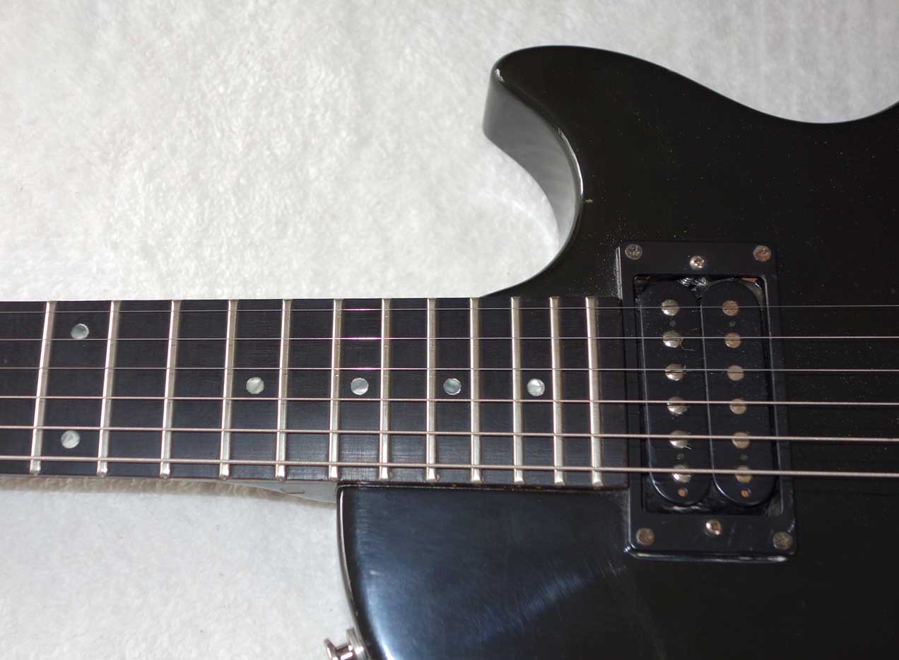 1984 Black Knight Custom Ebony FB, Super Tune Vibrola 