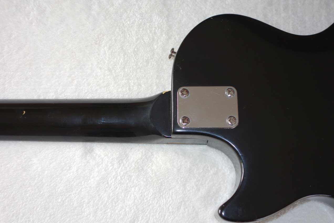 1984 Black Knight Custom Ebony FB, Super Tune Vibrola 