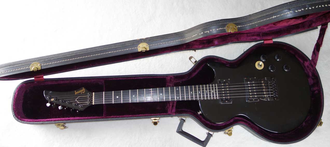 1984 Black Knight Custom Ebony FB, Super Tune Vibrola 