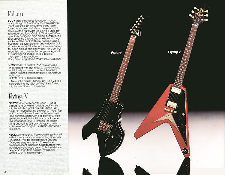 1983 Gibson Catalog Futura
