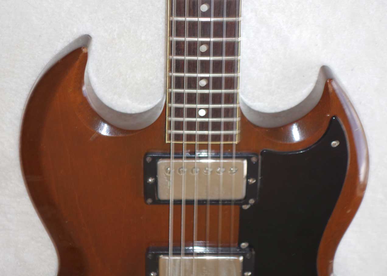 Vintage 1972 Gibson SG Special Solid Body Guitar, Walnut, Modded for HB '57 Classics