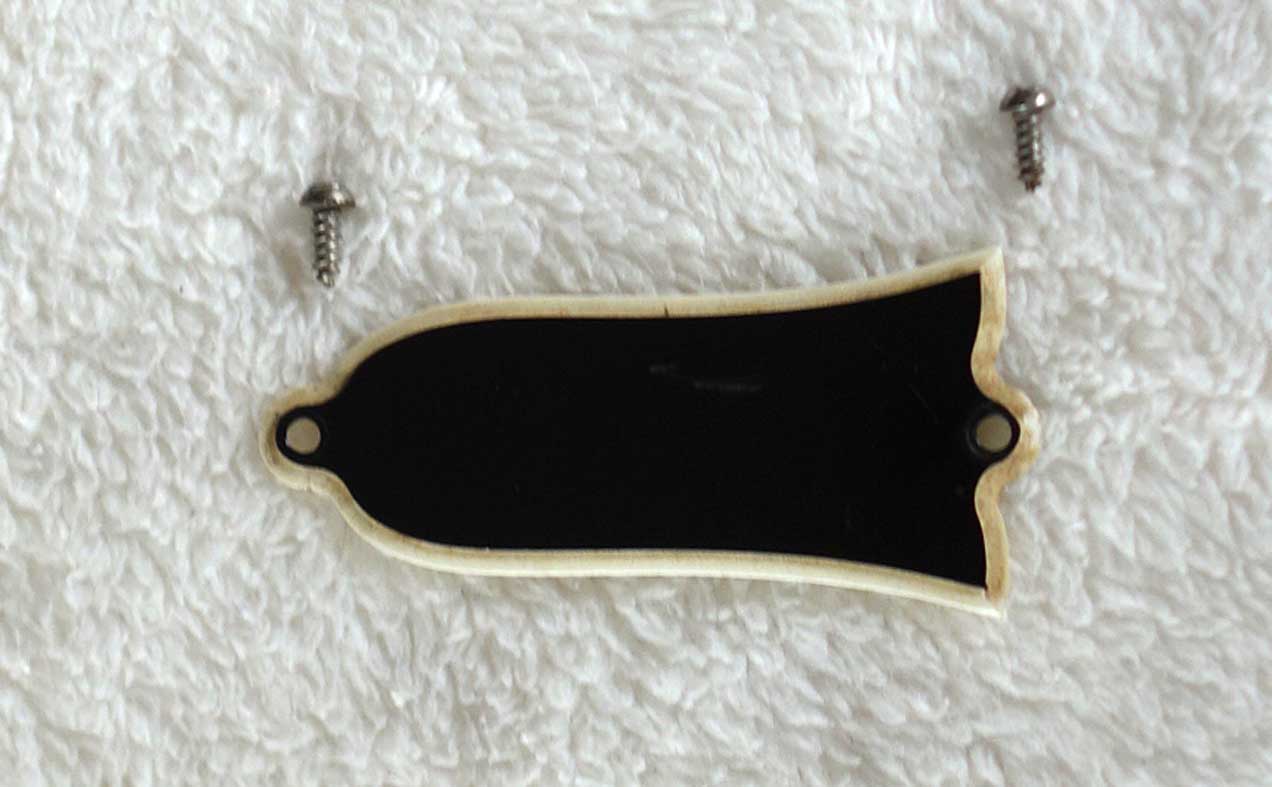 Vintage 1962 Gibson Wide Border Truss Rod Cover for 1960 - 1964 Upscale Gibsons 