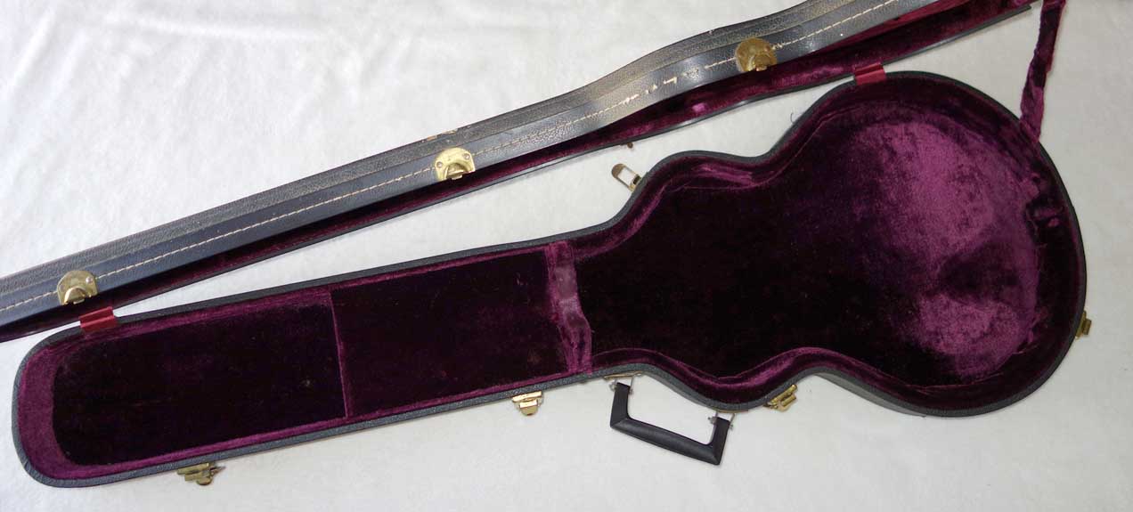 Vintage 1980s GIBSON Long Banana Headstock Guitar Case for Corvus, Futura, Black Knight Custom