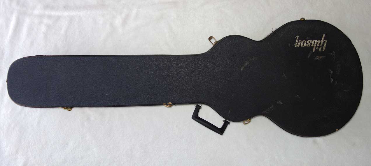 Vintage 1980s GIBSON Long Banana Headstock Guitar Case for Corvus, Futura, Black Knight Custom