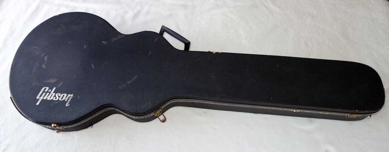 Vintage 1980s GIBSON Long Banana Headstock Guitar Case for Corvus, Futura, Black Knight Custom