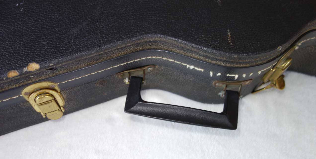 Vintage 1980s GIBSON Long Banana Headstock Guitar Case for Corvus, Futura, Black Knight Custom