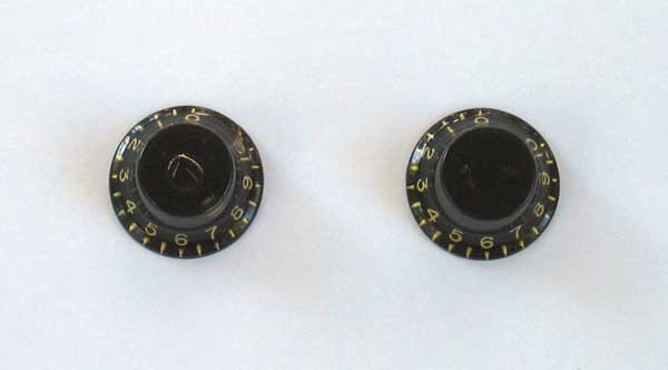 VINTAGE 1950s Gibson Knobs for Gibson Electric Guitars ES 175 225 335 jazz archtops & thinlines