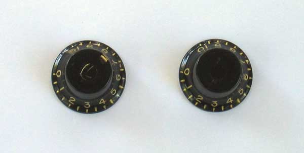 VINTAGE 1950s Gibson Knobs for Gibson Electric Guitars ES 175 225 335 jazz archtops & thinlines