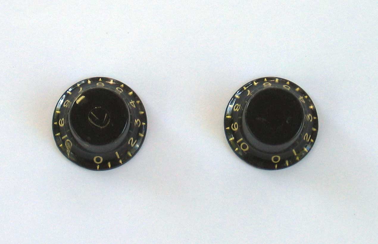 VINTAGE 1950s Gibson Knobs for Gibson Electric Guitars ES 175 225 335 jazz archtops & thinelines