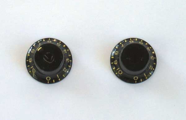 VINTAGE 1950s Gibson Knobs for Gibson Electric Guitars ES 175 225 335 jazz archtops & thinlines