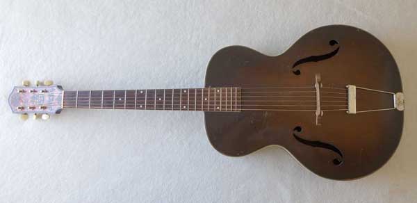 1938 Harmony / Royal Crest Archtop Guitar, Hand-Carved Spruce Top, Hand-Carved Mahogany Back!!!