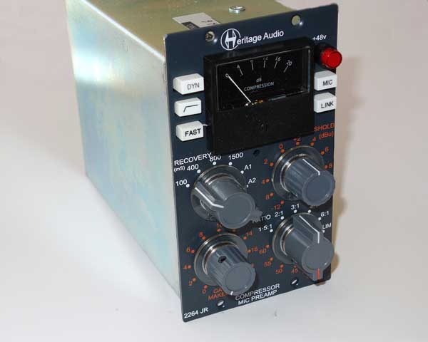 Heritage Audio 2264JR Neve Style Compressor + 60 dB Neve 1073 Mic Preamp