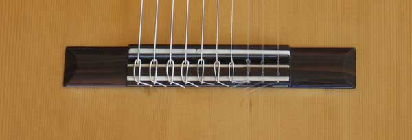 1972 Kohno 8 Ten-String Guitar Bridge