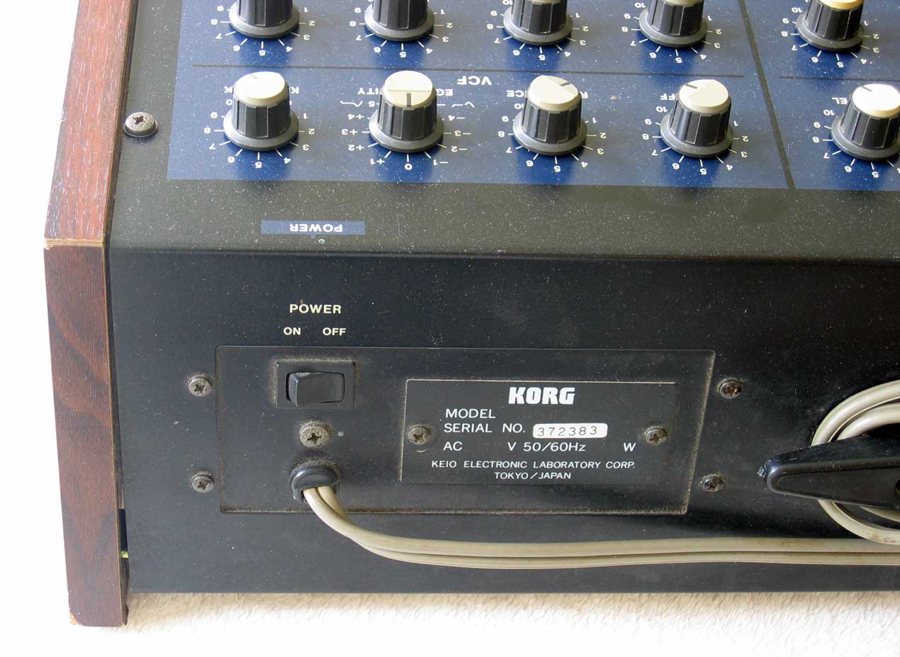 Vintage KORG MonoPoly Analog Synthesizer