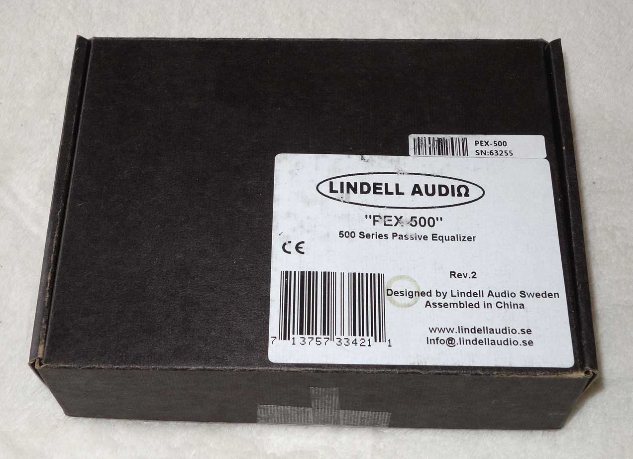 Lindell PEX-500 Pultec-Style EQ Module for API 500-Series Racks, NEW
