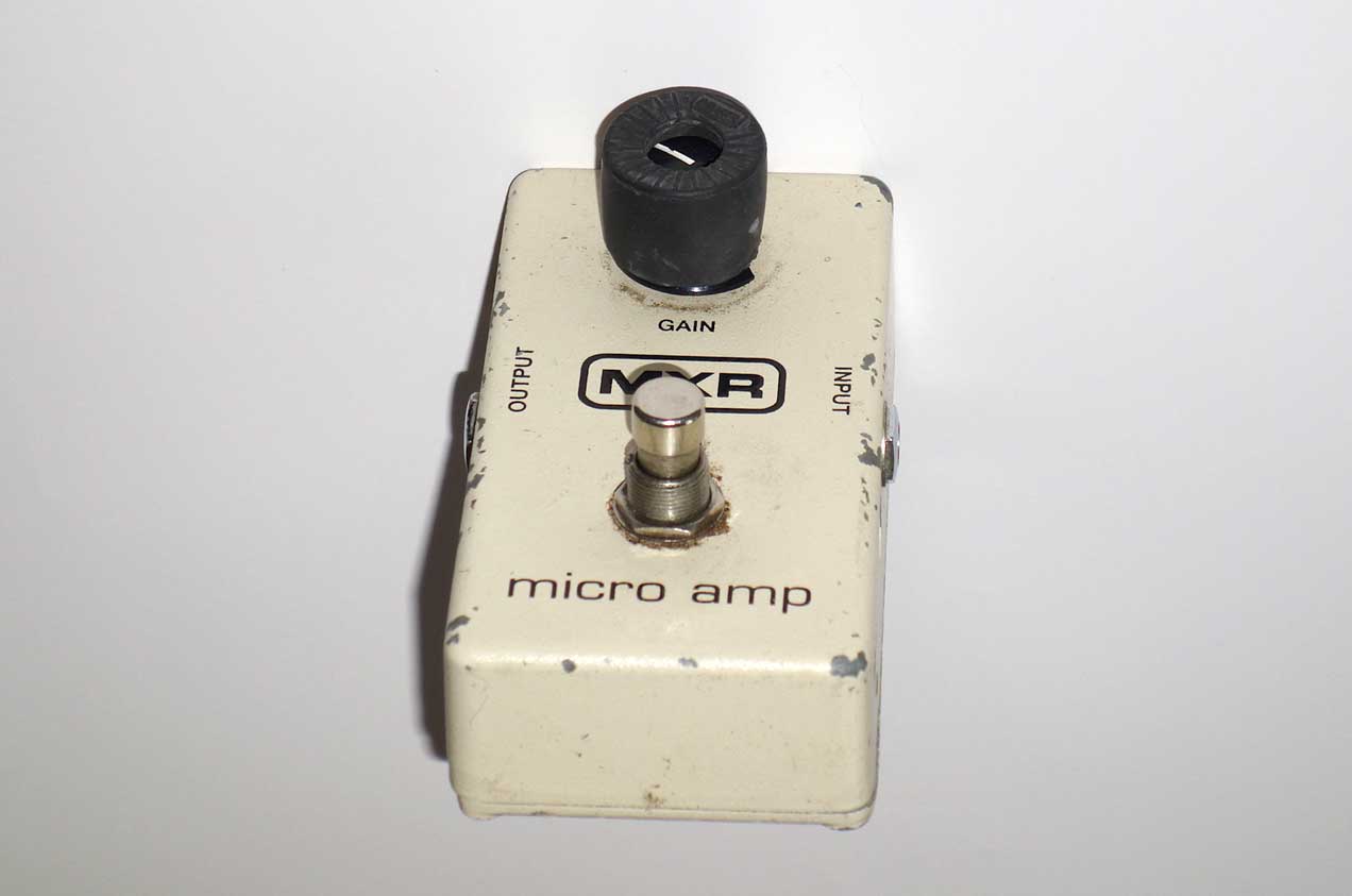 MXR Micro Amp Clean Boost Guitar Pedal