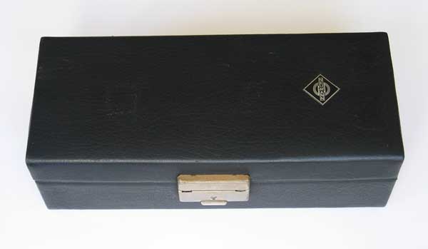 VINTAGE 1970s Neumann U87 Original Leather Case