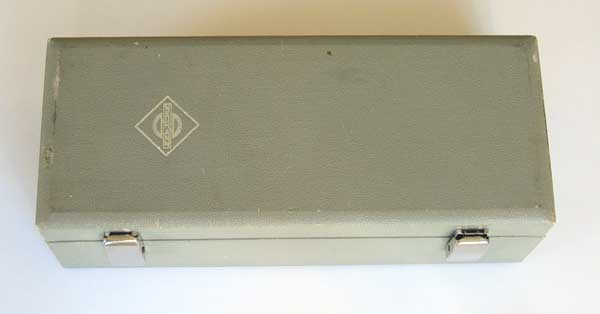 VINTAGE 1968 Neumann U87/U67 Original Microphone Case