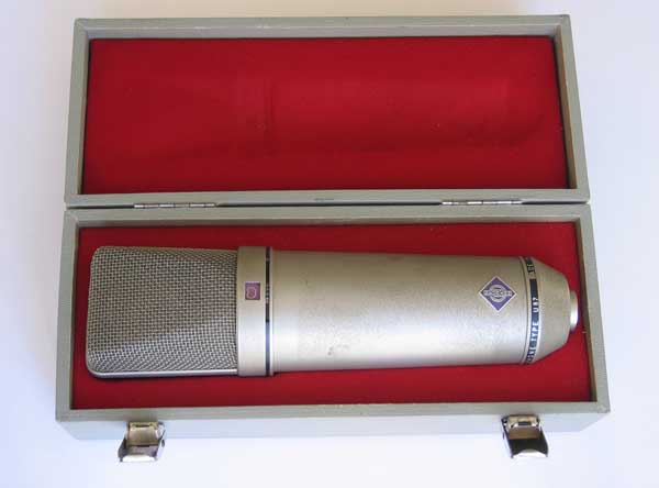 VINTAGE 1968 Neumann U87/U67 Original Microphone Case
