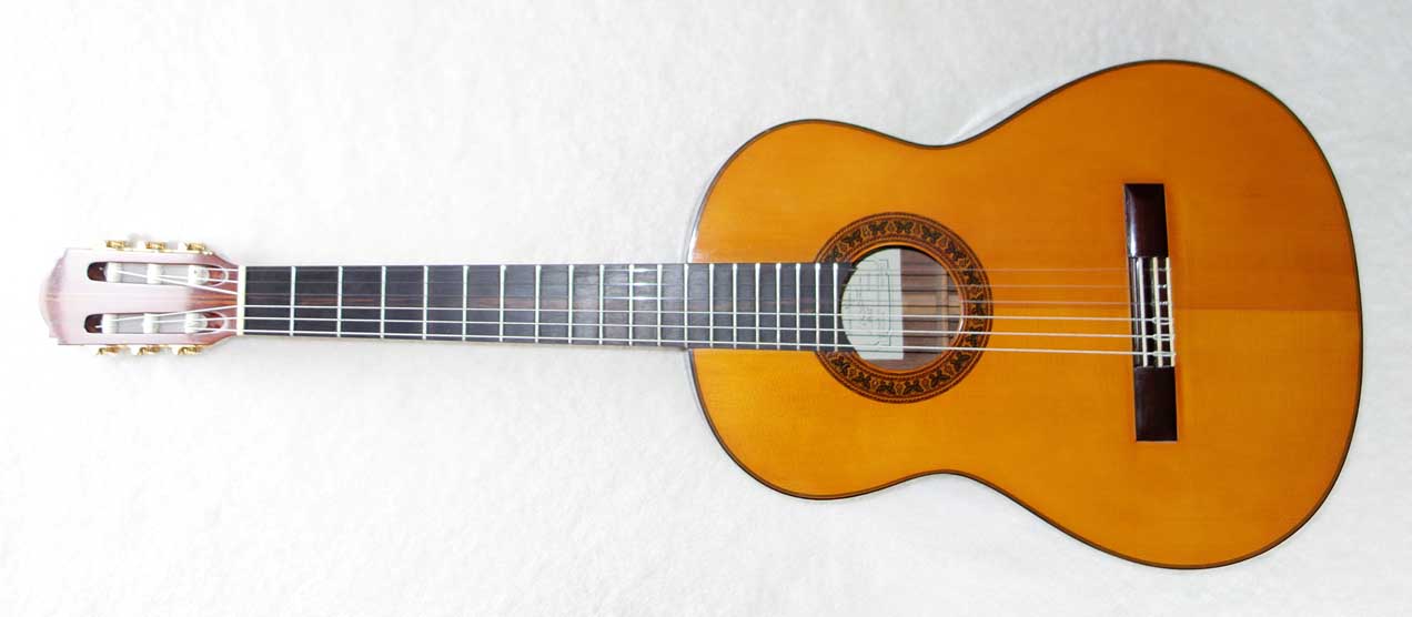 1995 Lucio Nuez "Balbina" Classical Guitar w/Case, German Spruce top / Indian Rosewood Back & Sides, French Polish, 