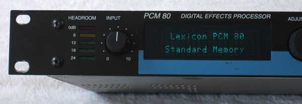 LEXICON PCM80 Digital Reverb Multi-Effects Unit with Dual Effects Card & Pitch Shift Card PCM 80