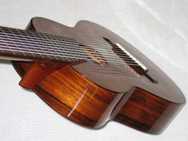 VINTAGE 1972 Ramirez 1a 10-string Classical Harp Guitar w/Case [BBand Pickup, Cedar Top]