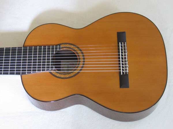 VINTAGE 1976 Sakurai Kohno Model 5 Classical Harp Guitar 10-String Conversion [Original Body Signed by Sakurai w/Signature Stamp]