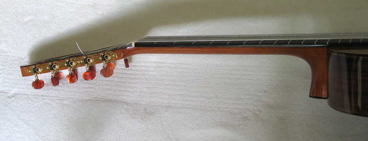 VINTAGE 1992 Sakurai Kohno Excellent  Classical Harp Guitar 10-String Conversion