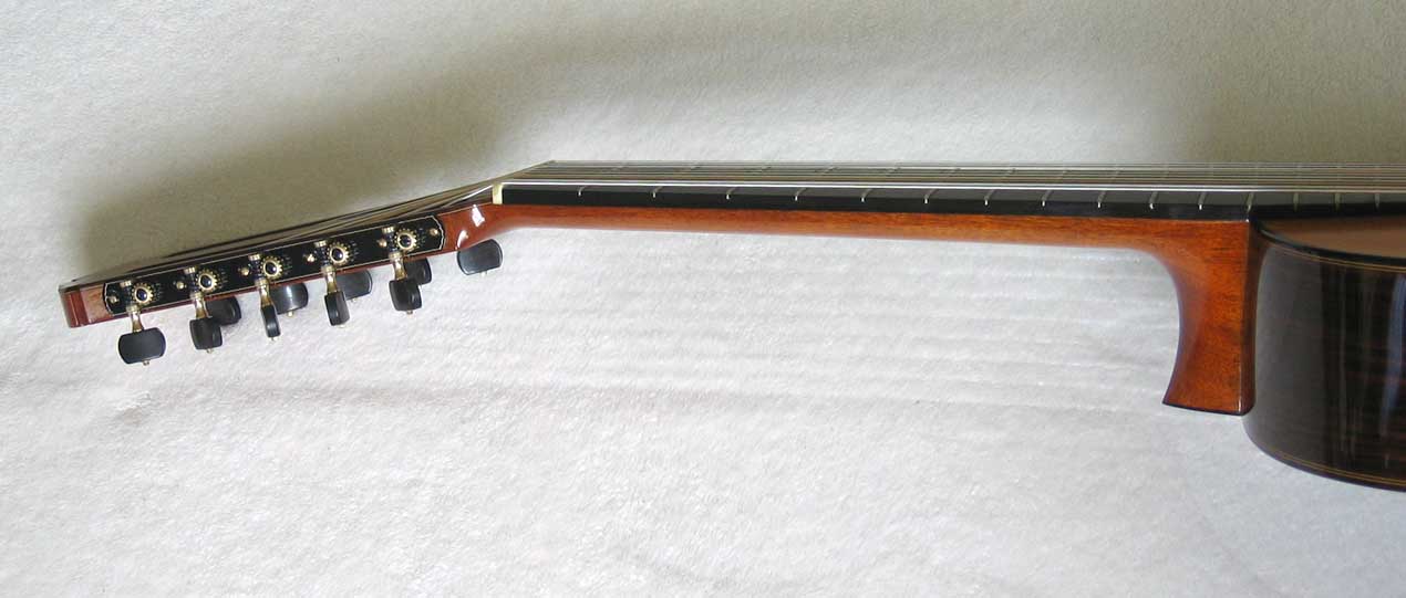 1975 Mitsuru Tamura 10-String Classical Harp Guitar, Spruce Top, Signed Label
