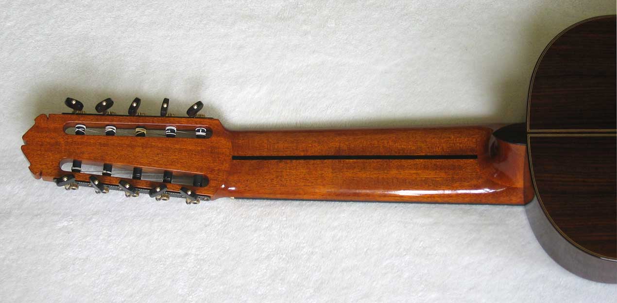 1975 Mitsuru Tamura 10-String Classical Harp Guitar, Spruce Top, Signed Label