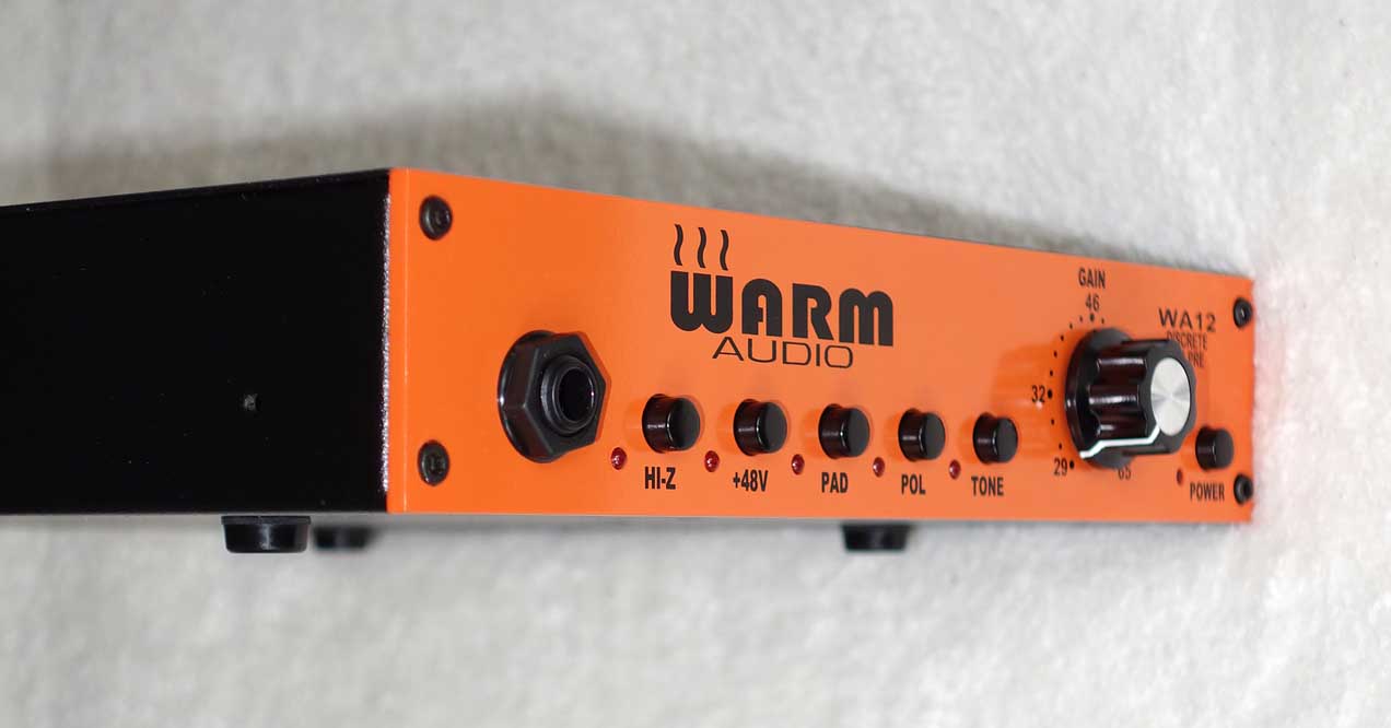 WARM AUDIO WA12 Mic Preamp w/ Custom Cinemag Transformers [API312 Circuit] 1/2 Space RU