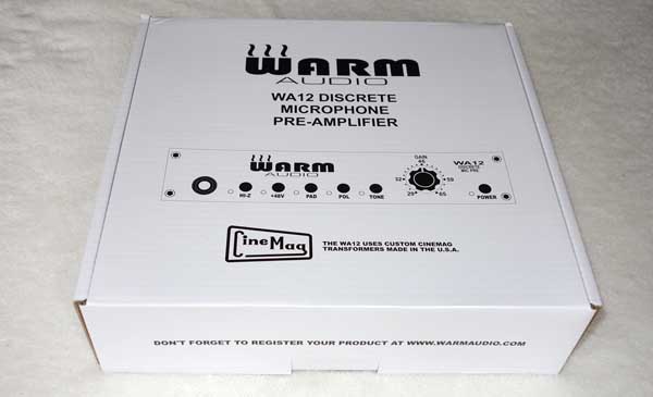 New WARM AUDIO WA12 Mic Preamp w/ Custom Cinemag Transformers [API312 Circuit] 1/2 Space RU