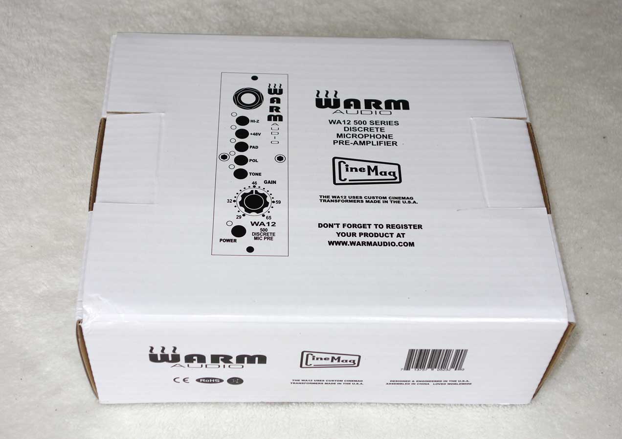 WARM AUDIO WA12 500-Series Mic Preamp w/ Custom Cinemag Transformers [API312 Circuit]