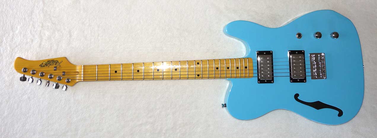 Xaviere LXV-650 Fender Telecaster Thinline Copy w/GFS Dream 180 Pickups