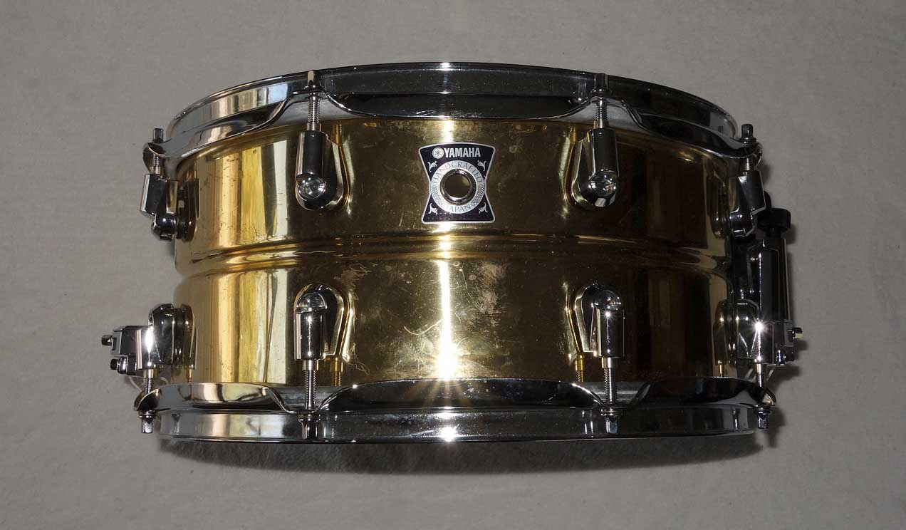 Discontinued YAMAHA Nouveau Brass 13" Snade Drum, Made in Japan