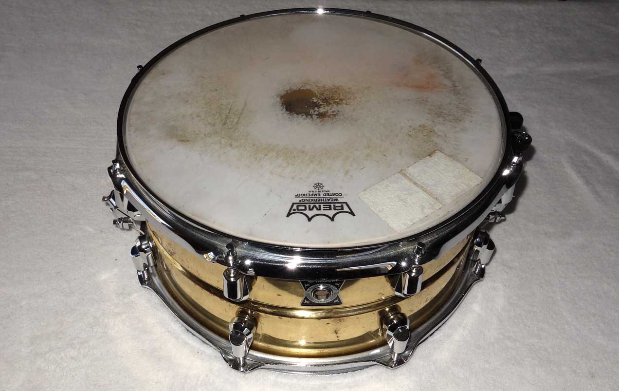 Discontinued YAMAHA Nouveau Brass 13" Snade Drum, Made in Japan