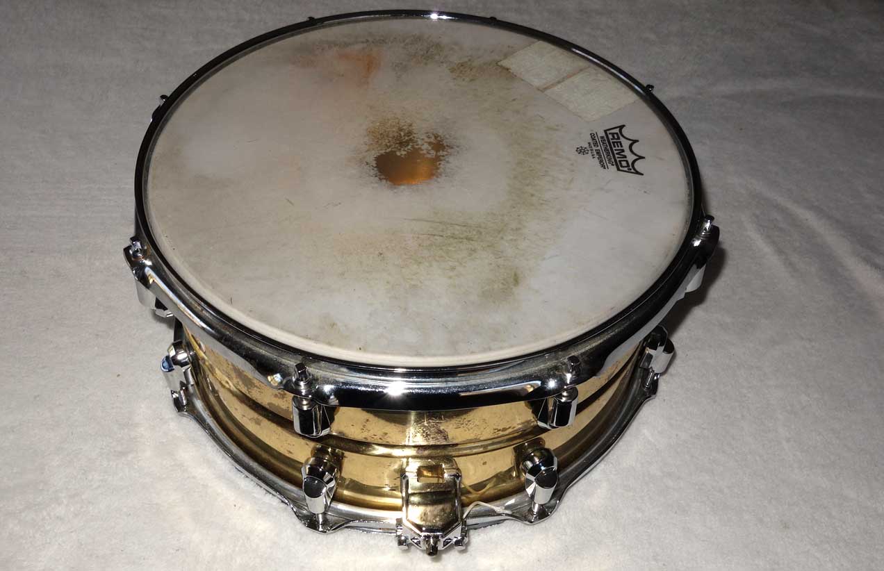 Discontinued YAMAHA Nouveau Brass 13" Snade Drum, Made in Japan