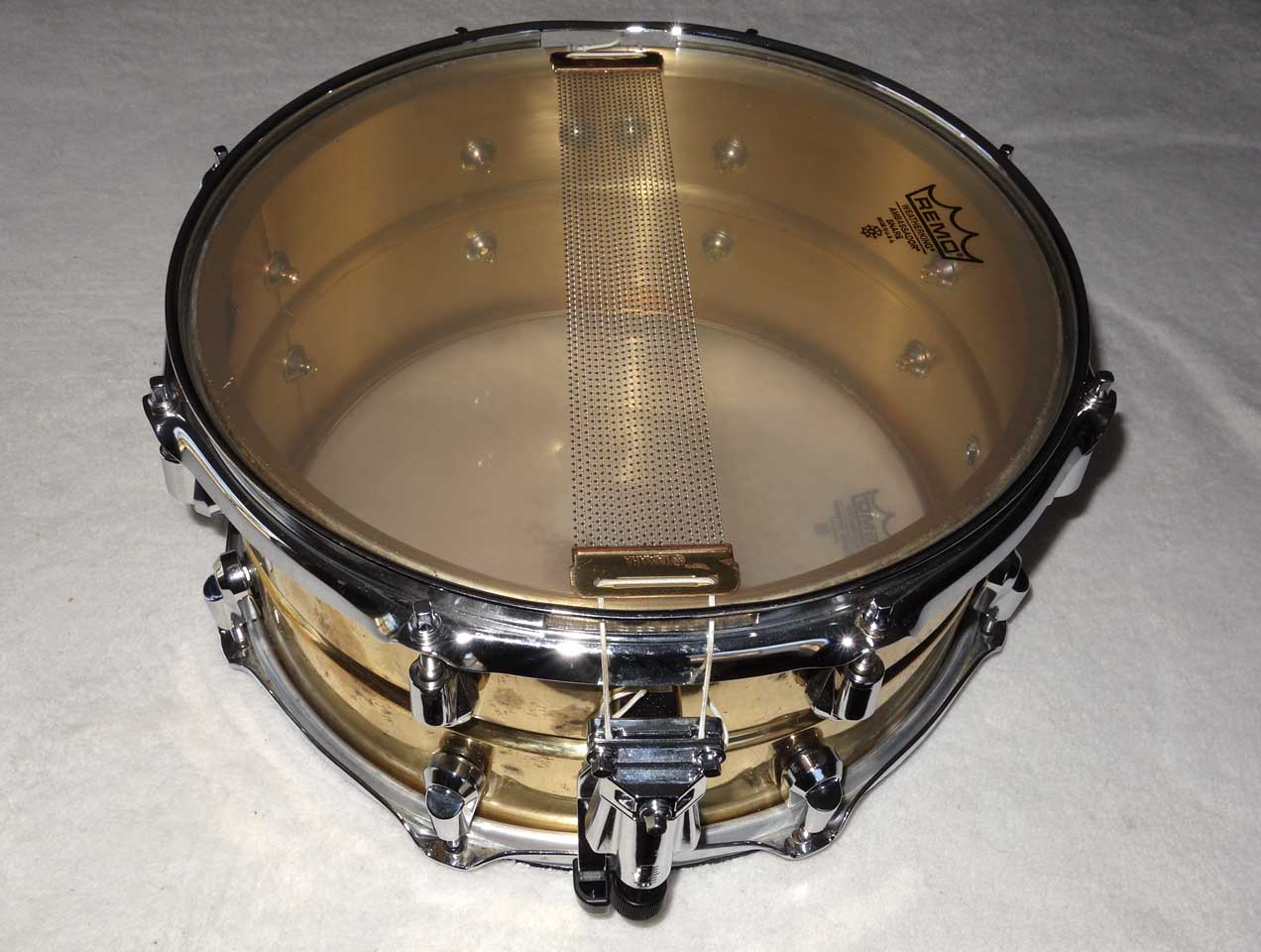 Discontinued YAMAHA Nouveau Brass 13" Snade Drum, Made in Japan